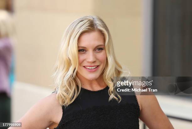 Katee Sackhoff attends the ceremony honoring Vin Diesel with a Star on The Hollywood Walk of Fame held on August 26, 2013 in Hollywood, California.