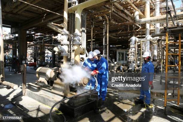 General view of Isfahan Refinery, one of the largest refineries in Iran and is considered as the first refinery in the country in terms of diversity...