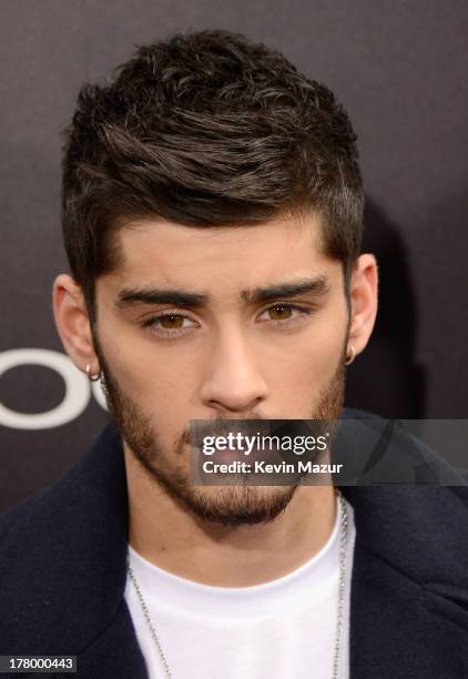 Zayn Malik attends the New York premiere of "One Direction: This Is Us" at the Ziegfeld Theater on August 26, 2013 in New York City.