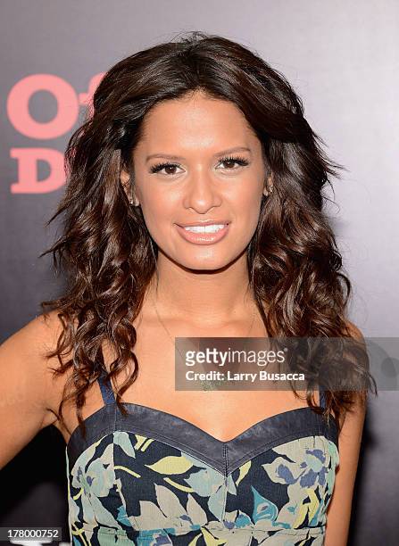 Television personality Rocsi Diaz attends the New York premiere of "One Direction: This Is Us" at the Ziegfeld Theater on August 26, 2013 in New York...