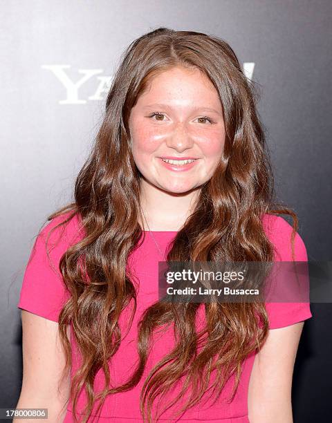 Actress Emma Kenney attends the New York premiere of "One Direction: This Is Us" at the Ziegfeld Theater on August 26, 2013 in New York City.