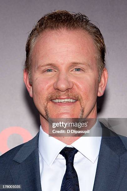 Director Morgan Spurlock attends the New York premiere of "One Direction: This Is Us" at the Ziegfeld Theater on August 26, 2013 in New York City.