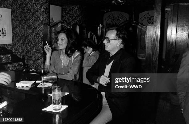 Cherie Latimer and Freddie Fields attend a party at Orsini's in Los Angeles, California, on January 30, 1979.