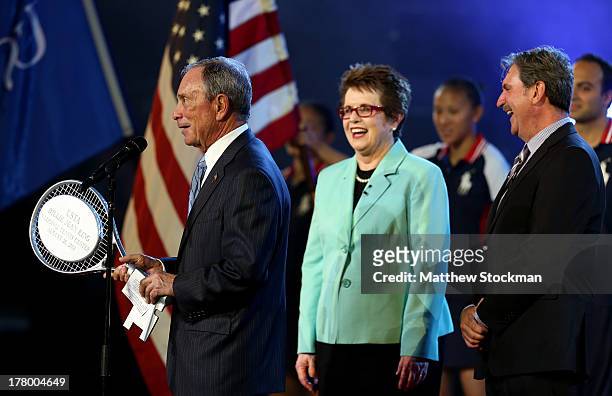 Mayor of New York City Michael Bloomberg, former tennis player and world number one Billie Jean King and First Vice President of the United States...