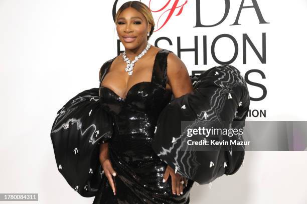 Serena Williams attends the 2023 CFDA Fashion Awards at American Museum of Natural History on November 06, 2023 in New York City.