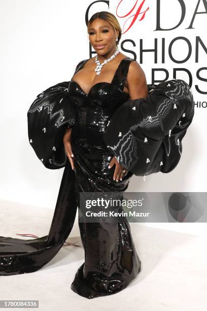 Serena Williams attends the 2023 CFDA Fashion Awards at American Museum of Natural History on November 06, 2023 in New York City.