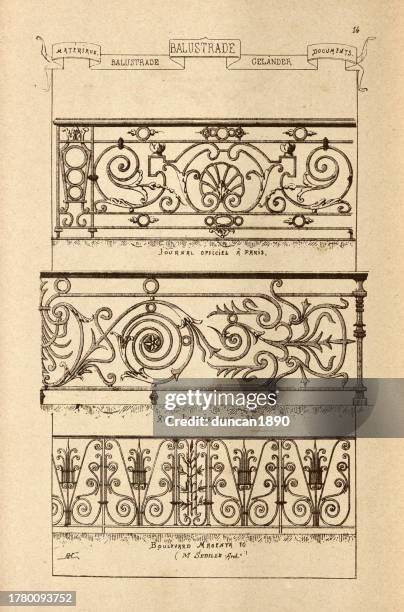 Hand Railing Roman Drawing Cast Iron Railings Photos and Premium High Res Pictures - Getty Images