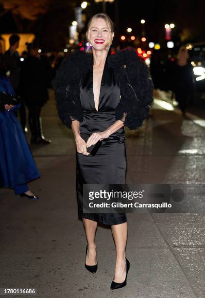 Actress Naomi Watts is seen arriving to the 2023 CFDA Fashion Awards at American Museum of Natural History on November 06, 2023 in New York City.
