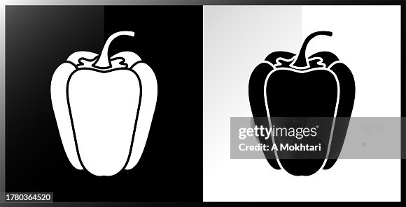 Pepper icon. Pepper icon.