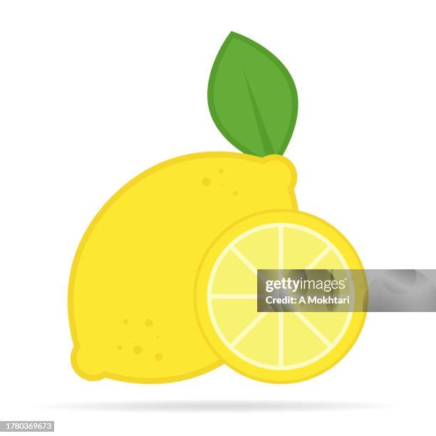 illustrations, cliparts, dessins animés et icônes de icône de citron. - jus de fruit illustrations