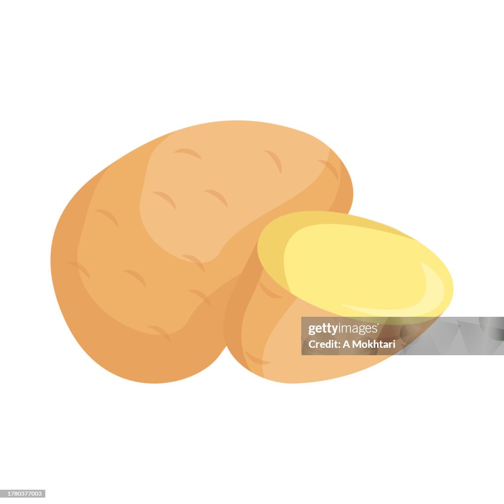 Potato illustration.