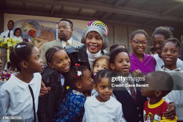 The American singer and actress Whitney Houston in London, 15th September 1991.