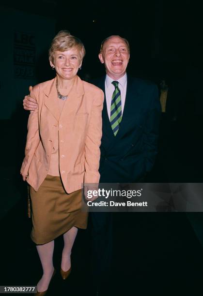 Welsh politician Neil Kinnock and Glenys Kinnock in London, 28th June 1991.