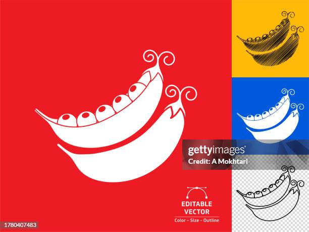 pea icon. - soybean stock illustrations