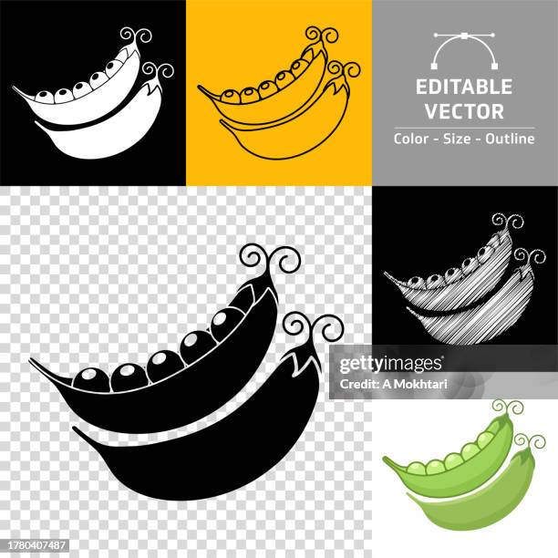 pea icon. - soybean stock illustrations