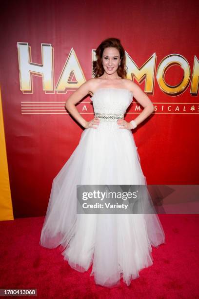 Sierra Boggess at the "Harmony" opening night held at Ethel Barrymore Theatre on November 13, 2023 in New York City.