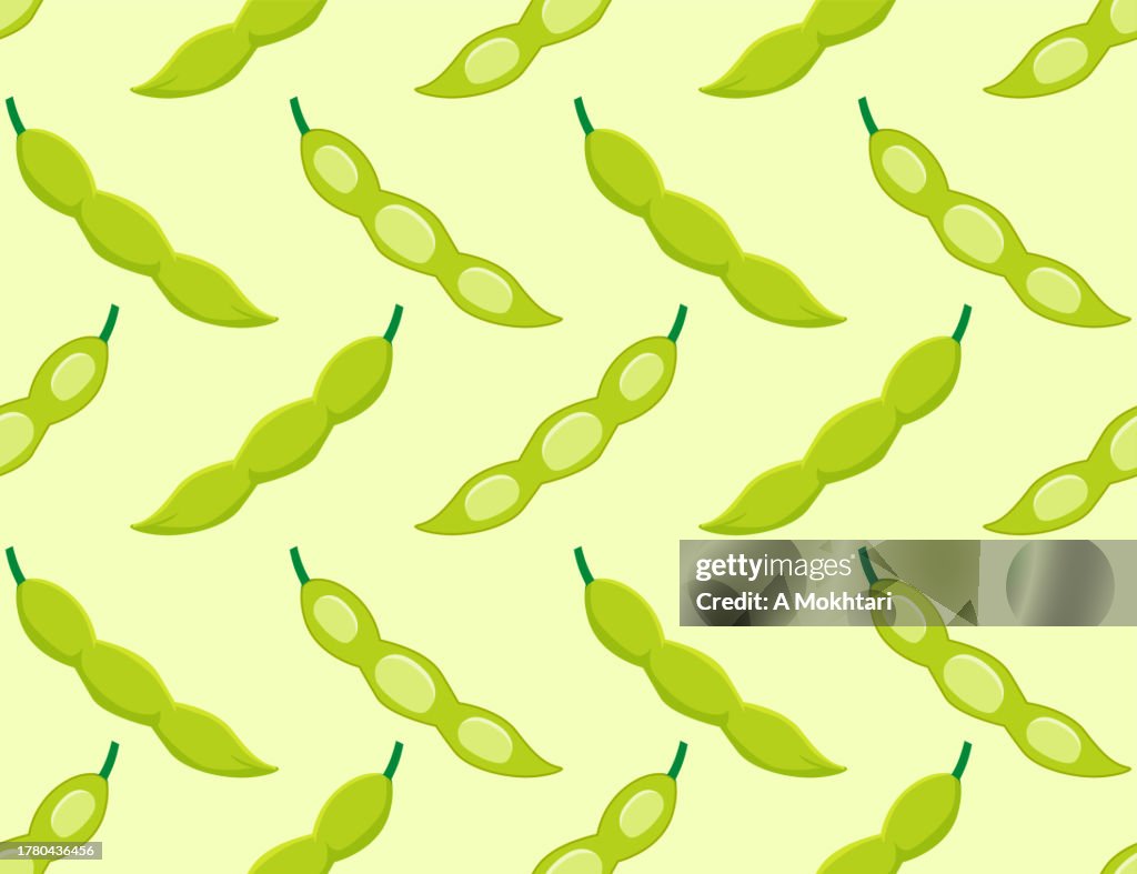 Bean continuous pattern texture.