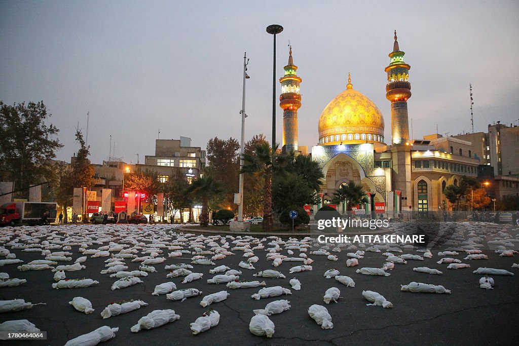 TOPSHOT-IRAN-PALESTINIAN-ISRAEL-CONFLICT-PROTEST