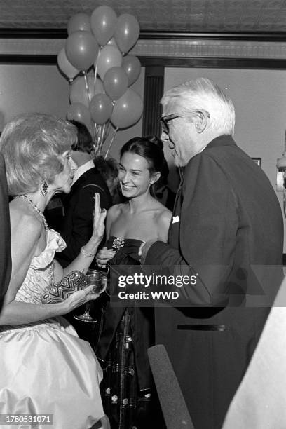 Barbara Davis, Barbara Harris, and Cary Grant attend an event, benefitting the Children's Diabetes Foundation, at the Denver City Center Marriott...