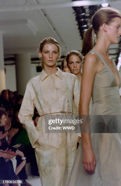 This is the first collection designed by Francisco Costa following Calvin Klein's departure from his eponymous label in the fall of 2003. Model...