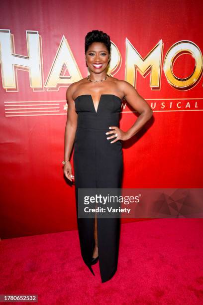 Montego Glover at the "Harmony" opening night held at Ethel Barrymore Theatre on November 13, 2023 in New York City.