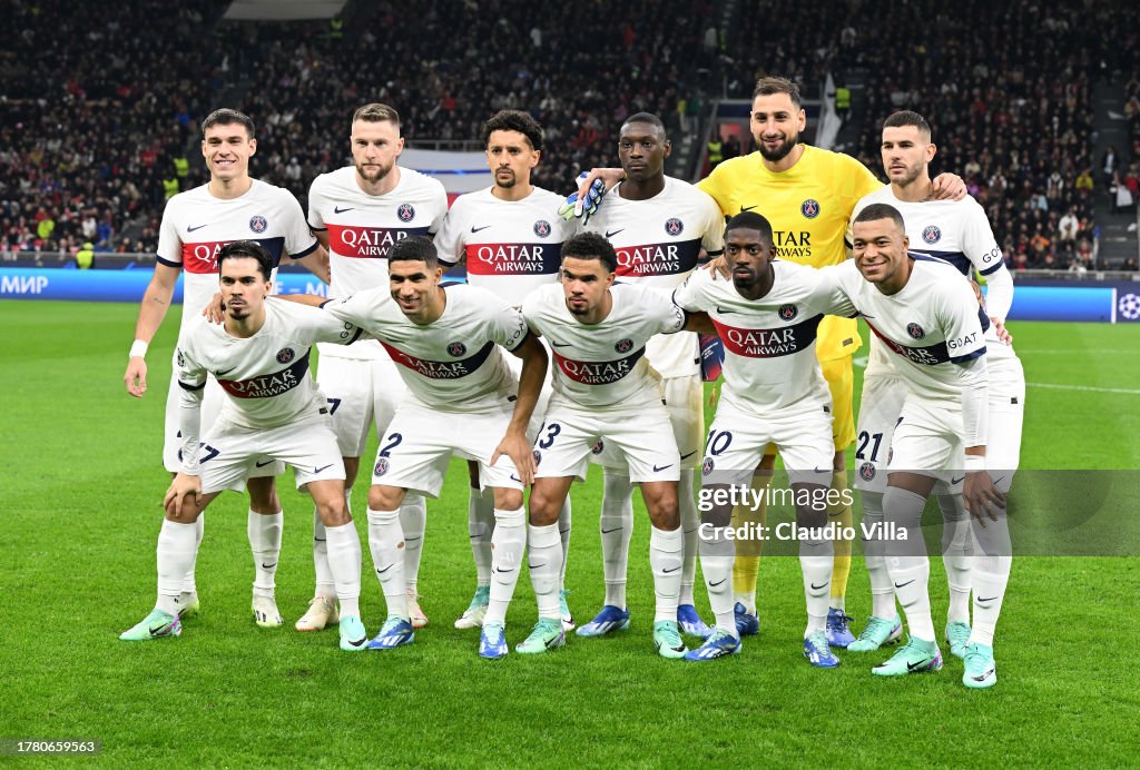 AC Milan v Paris Saint-Germain: Group F - UEFA Champions League 2023/24