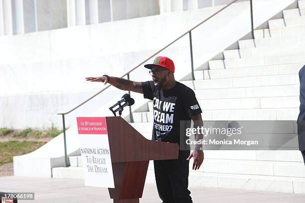 Phillip Agnew attends the 50th Anniversary Of Martin Luther King's March On Washington on August 24, 2013 in Washington, DC.