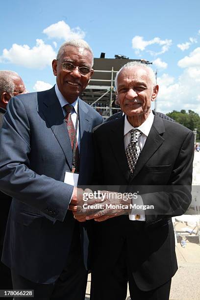 Rev. Otis Moss Jr. And C.T Vivian attends the 50th Anniversary Of Martin Luther King's March On Washington on August 24, 2013 in Washington, DC.