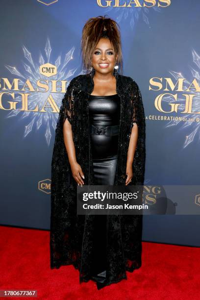 Ledisi attends CMT Smashing Glass: A Celebration of the Groundbreaking Women of Music at The Fisher Center for the Performing Arts on October 26,...