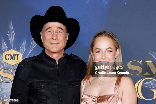 Clint Black and Lily Pearl Black attend CMT Smashing Glass: A Celebration of the Groundbreaking Women of Music at The Fisher Center for the...