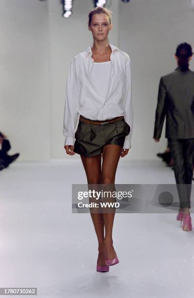 This is the first collection designed by Francisco Costa following Calvin Klein's departure from his eponymous label in the fall of 2003. Model...