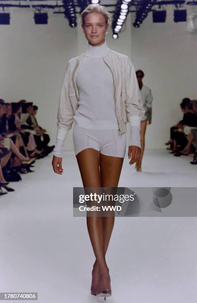 This is the first collection designed by Francisco Costa following Calvin Klein's departure from his eponymous label in the fall of 2003. Model...