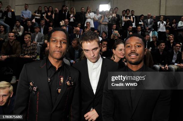 Robert Pattinson in the front row