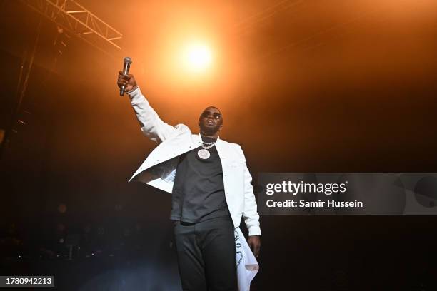 Diddy performs at O2 Shepherd's Bush Empire in a special one night only event at O2 Shepherd's Bush Empire on November 07, 2023 in London, England.