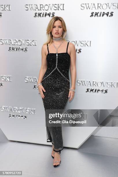 Georgia May Jagger attends as Swarovski celebrates SKIMS Collaboration and unveils it's NYC flagship store on November 07, 2023 in New York City.