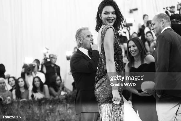 Kendall Jenner, Red carpet arrivals at the 2017 Met Gala: Rei Kawakubo/Comme des Garcons, May 1st, 2017.