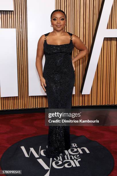 Quinta Brunson attends Glamour Women of the Year 2023 at Jazz at Lincoln Center on November 07, 2023 in New York City.