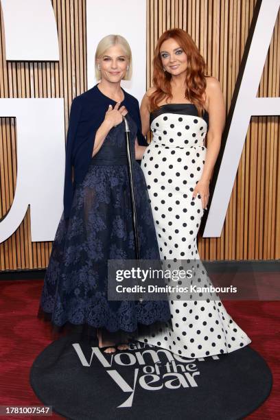 Selma Blair and Samantha Barry attend Glamour Women of the Year 2023 at Jazz at Lincoln Center on November 07, 2023 in New York City.