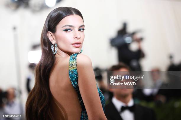 Emily Ratajkowski, Red carpet arrivals at the 2017 Met Gala: Rei Kawakubo/Comme des Garcons, May 1st, 2017.