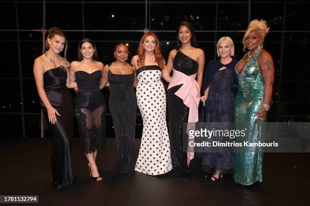 Millie Bobby Brown, America Ferrera, Quinta Brunson, Samantha Barry, Geena Rocero, Selma Blair, and Mary J. Blige attend Glamour Women of the Year...