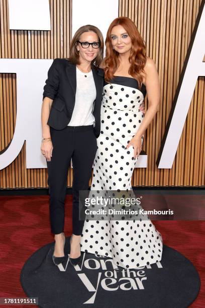 Pamela Drucker Mann and Samantha Barry attend Glamour Women of the Year 2023 at Jazz at Lincoln Center on November 07, 2023 in New York City.