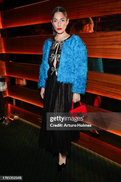 Maayan Zilberman attends Nina Garcia & Alice Naylor-Leyland Tablescape and Holiday Collection celebration at Casa Cruz on November 07, 2023 in New...