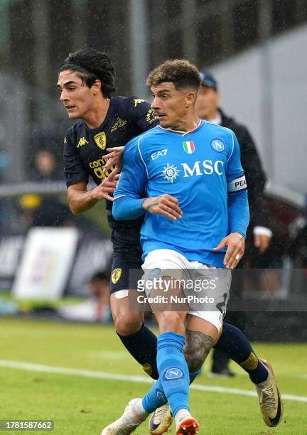 Giovanni Di Lorenzo of Ssc Napoli during the Serie A TIM match between SSC Napoli and Empoli FC in Napoli, Italy, on November 12, 2023.
