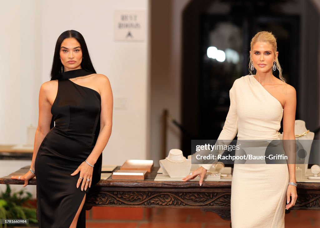 Shanina Shaik and Georgia Sinclair attend the Launch Of Eighty... News