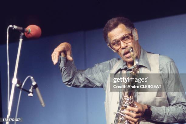 Dexter Gordon en concert à Paris en septembre 1977