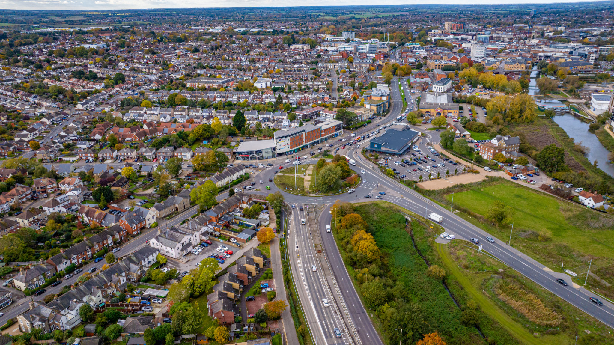 Army & Navy Roundabout, Chelmsford. Army & Navy Roundabout, Chelmsford.