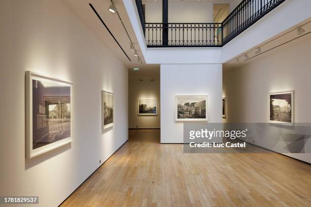 View of the Galerie Templon during the Opening of the Gregory Crewdson's Exhibition on November 08, 2023 in Paris, France.