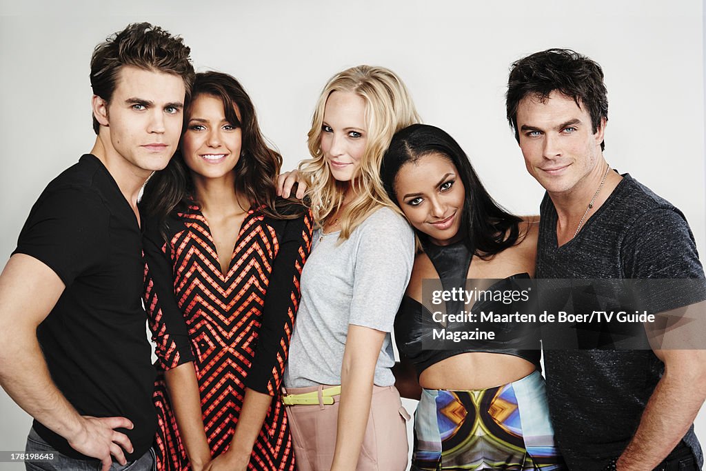 Cast of The Vampire Diaries, TV Guide Magazine, Comic Con 2013