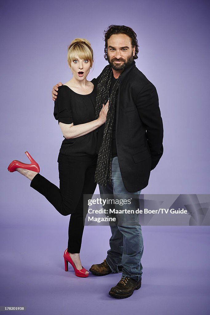 Melissa Rauch and Johnny Galecki, TV Guide Magazine, Comic Con 2013