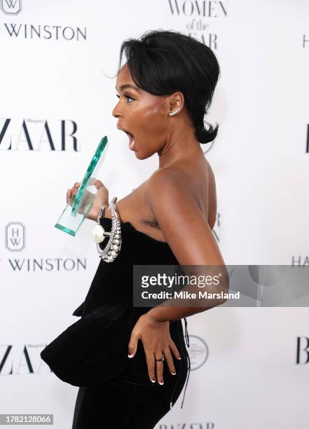 Janelle Monae attends the Harper's Bazaar Women Of The Year Awards 2023 at The Ballroom of Claridge’s on November 07, 2023 in London, England.